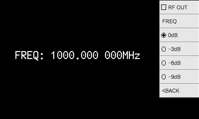 Marker search menu with MINIMUM highlighted